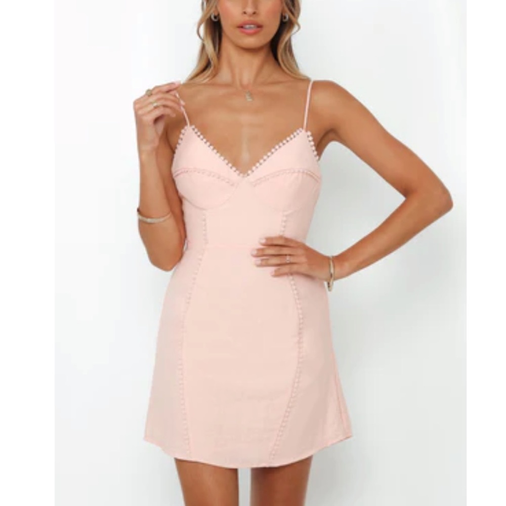 Hello Molly NWT My Will My Way Dress Pink